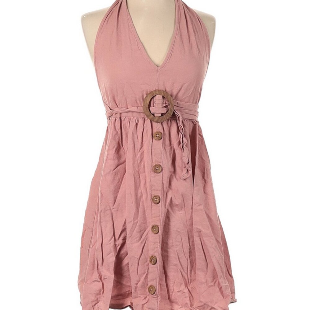 ASOS Pink Halter Dress (Size 4)